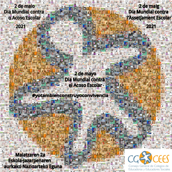 2 DE MAYO. DÍA MUNDIAL CONTRA EL ACOSO ESCOLAR. #YoTambienConstruyoCONVIVENCIA