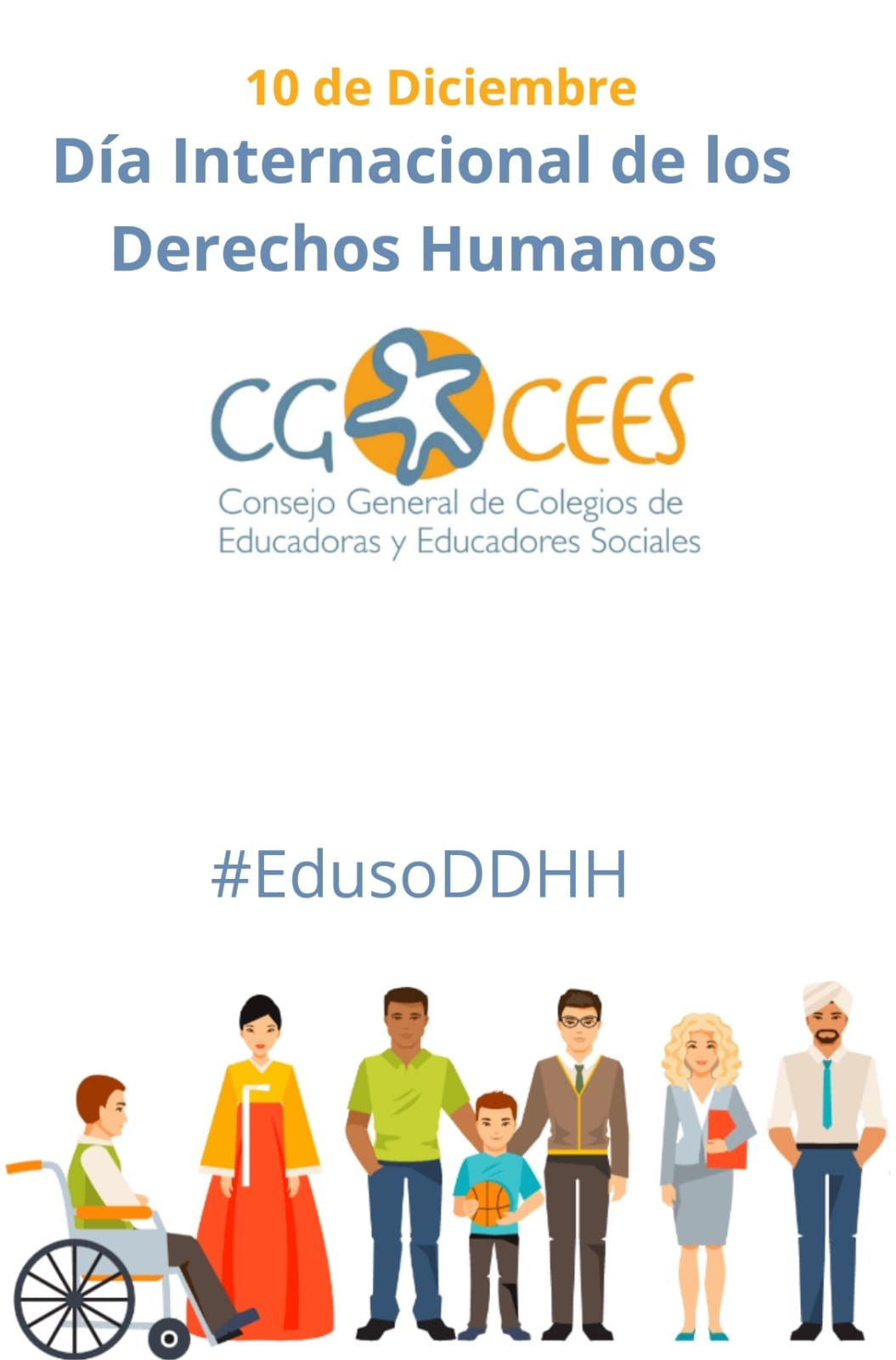 10 DE DICIEMBRE. DÍA INTERNACIONAL DE LOS DERECHOS HUMANOS.  #EdusoDDHH
