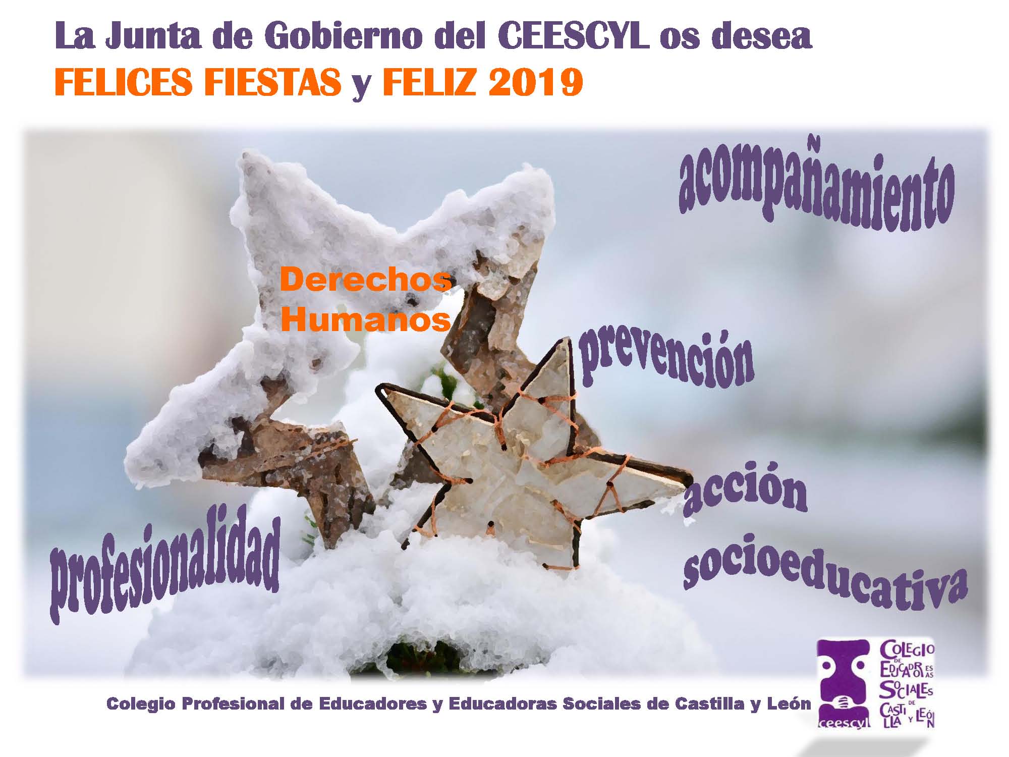 EL CEESCYL OS DESEA FELICES FIESTAS Y FELIZ 2019