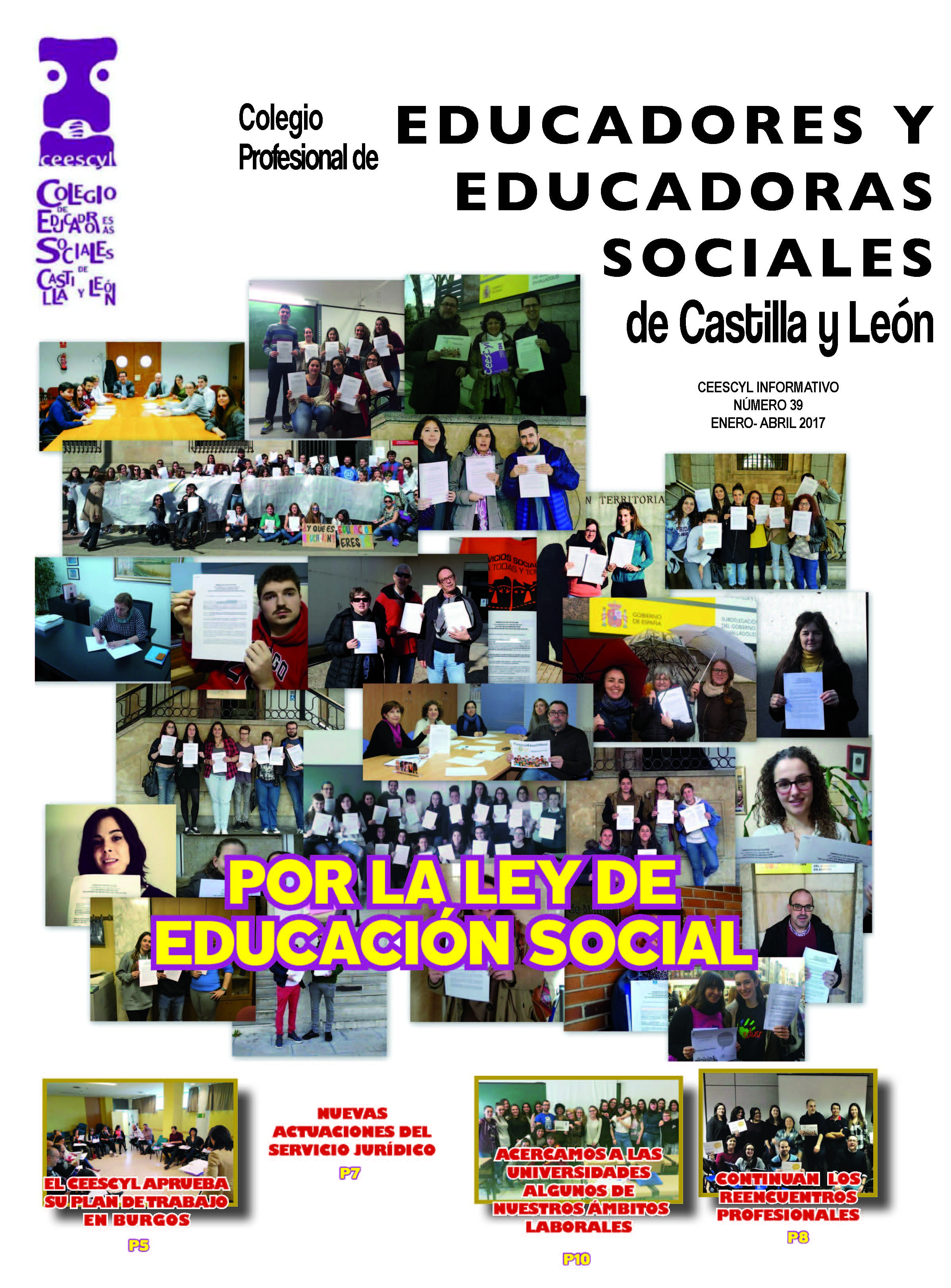 BOLETÍN INFORMATIVO DEL CEESCYL Nº 39. ENERO-ABRIL 2017