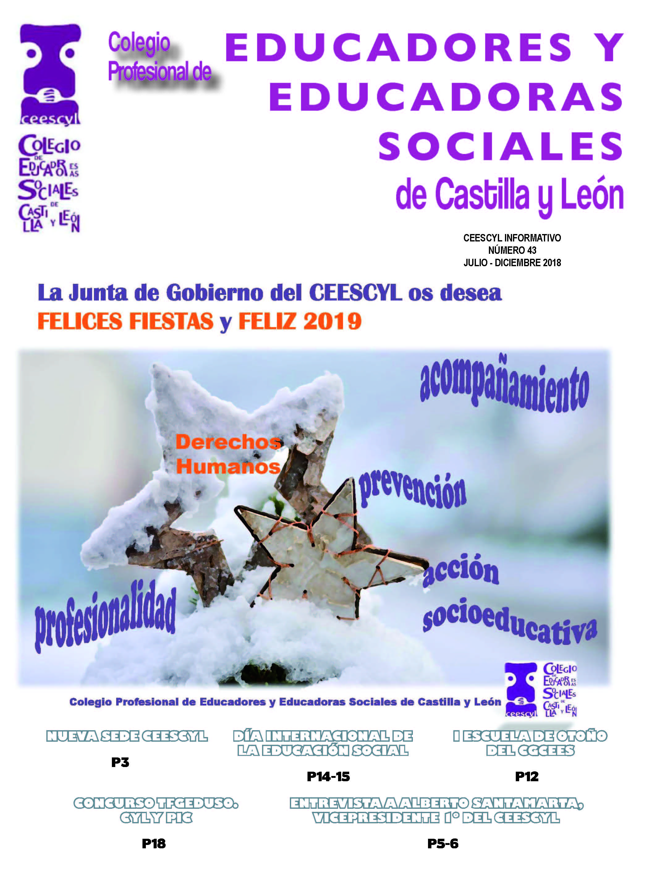BOLETÍN INFORMATIVO DEL CEESCYL Nº 43. JULIO-DICIEMBRE 2018