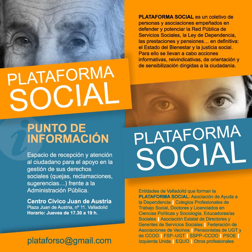 Cartel punto informacion