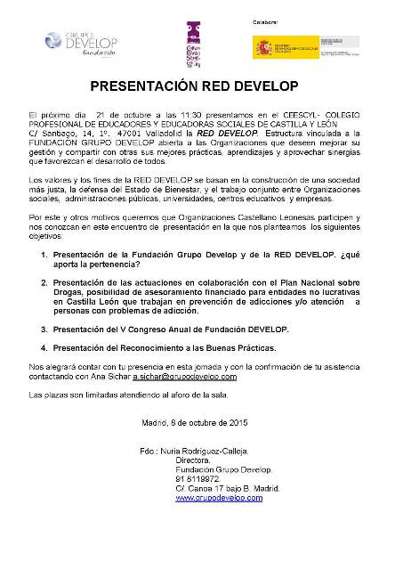 Convocatoria Red