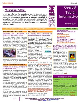 Tablon CEESCYL MAYO 2014