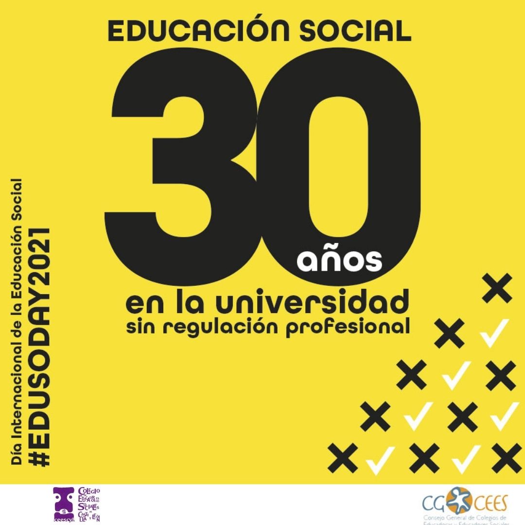 2 DE OCTUBRE- DÍA INTERNACIONAL DE LA EDUCACIÓN SOCIAL- 30 años de implantación del título de Educación Social, 30 años sin regulación profesional