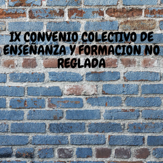 PUBLICADO EL IX CONVENIO COLECTIVO DE ENSEÑANZA Y FORMACIÓN NO REGLADA