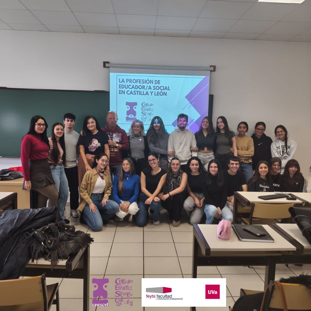 CELEBRADO ENCUENTRO CON ESTUDIANTES DEL GRADO EN EDUCACIÓN SOCIAL DE LA FEYTS UVA VALLADOLID 