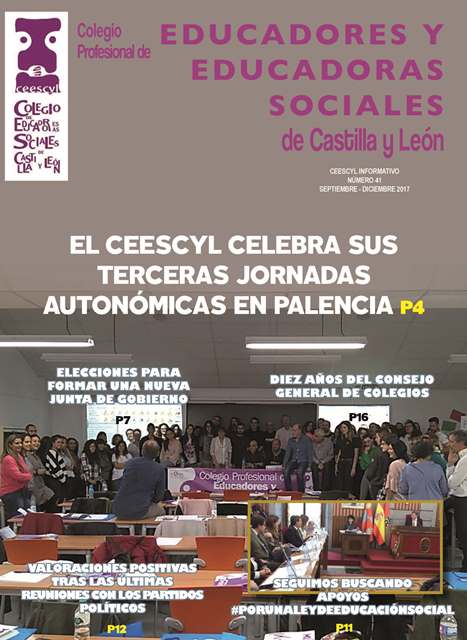 BOLETÍN INFORMATIVO DEL CEESCYL Nº 41. SEPTIEMBRE-DICIEMBRE 2017